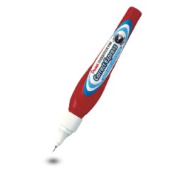 Stylo correcteur pentel pocket micro largeur trace 2.0mm sans pvc 7ml correction précise minutieuse