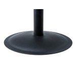 Porte-manteaux maulaura 4 pateres acier laque et hetre  hauteur 180cm coloris noir