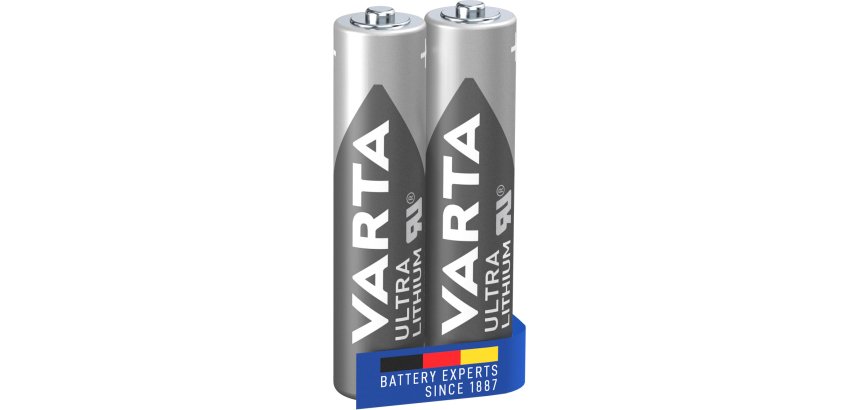 Varta Ultra Lithium, Batteria al litio, AAA, Micro, FR10G445, Blister da 2