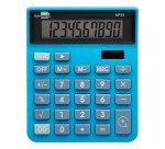 Calculadora liderpapel sobremesa xf21 10 digitos solar y pilas color azul 127x105x24 mm