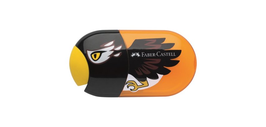 Faber-Castell Eagle Temperamatite manuale Arancione, Nero