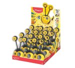 Taille-crayon double Croc Croc Universal, jaune/noir