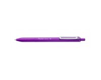 Stylo-bille pentel izee retractable ecriture moyenne  pointe 1mm encre faible       viscosite rechargeable violet