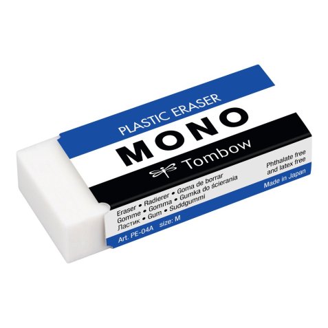 Gomme MONO M 19g souple pour un résultat parfait, en PVC, sans phtalates et sans latex