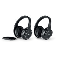 Meliconi HP Easy Digital Bundle Headphones Wired & Wireless Head-band Micro-USB Black