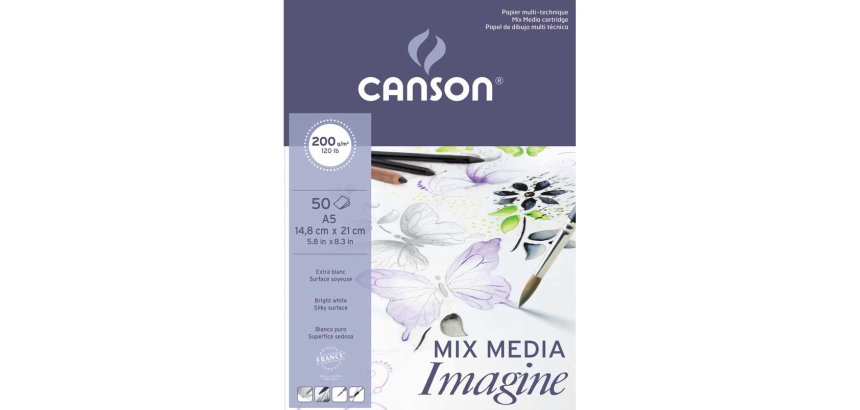 Bloc à dessin Imagine, format A1, 200 g/m2