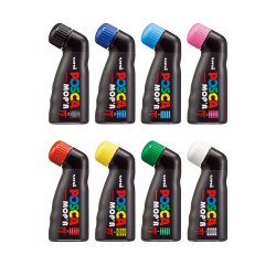 Marqueur posca mop'r peinture couvrante set de 8 coloris    assortis