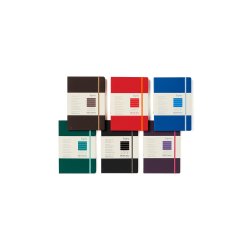 Carnet ISPIRA A5 couverture rigide 96 pages lignées. Coloris rouge