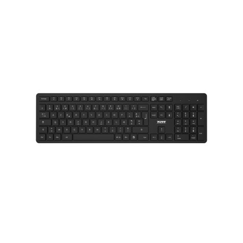 Port Designs 900904-FR clavier Souris incluse Bureau AZERTY Français Noir