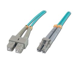 MCL FJOM3/SCLC-3M câble InfiniBand et à fibres optiques SC LC LC/SC Couleur aqua