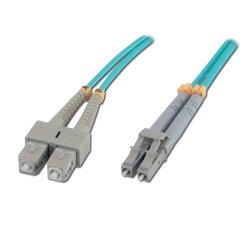 MCL FJOM3/SCLC-3M câble InfiniBand et à fibres optiques SC LC LC/SC Couleur aqua