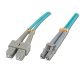 MCL FJOM3/SCLC-2M câble InfiniBand et à fibres optiques SC LC LC/SC Couleur aqua