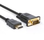 Hamlet XVCHDM-VGA180 cavo e adattatore video 1,8 m HDMI tipo A (Standard) VGA (D-Sub) Nero