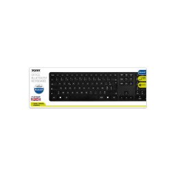 Port Designs 900903-UK clavier Bureau Bluetooth QWERTY Anglais britannique Noir