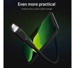 Green Cell KABGC12 cavo Lightning 2 m Nero