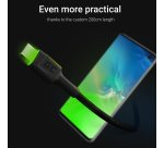Green Cell KABGC13 USB cable USB 2.0 2 m USB A USB C 0.48 Gbit/s Black