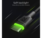Green Cell KABGC13 USB cable USB 2.0 2 m USB A USB C 0.48 Gbit/s Black
