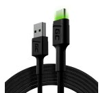 Green Cell KABGC13 USB cable USB 2.0 2 m USB A USB C 0.48 Gbit/s Black