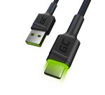 Green Cell KABGC13 USB cable USB 2.0 2 m USB A USB C 0.48 Gbit/s Black