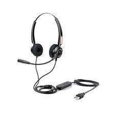 Urban Factory USB HEADSET WITH REMOTE CONTROL Auriculares Alámbrico Diadema USB tipo A Negro