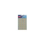 Pastille adhésive apli agipa diamètre 15mm permanente coloris argent pochette 112 unités