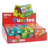 Boîte de 6 puzzles de 24 pièces chacun