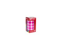 Gommette apli ronde 20mm coloris fuchsia rouleau 1770  unites