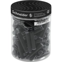 Cartouche d'encre noire schneider standard pot 100 unités