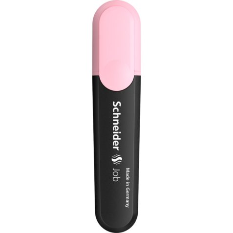 Surligneur schneider job pastel pointe biseautee       ecriture 1/5mm coloris rose