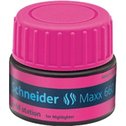 Recharge schneider maxx 660 surligneur job automatique    30ml coloris rose