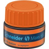 Recharge schneider maxx 660 surligneur job automatique    30ml coloris orange
