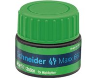 Recharge schneider maxx 660 surligneur job automatique    30ml coloris vert
