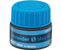 Recharge schneider maxx 660 surligneur job automatique    30ml coloris bleu