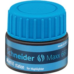Recharge schneider maxx 660 surligneur job automatique    30ml coloris bleu