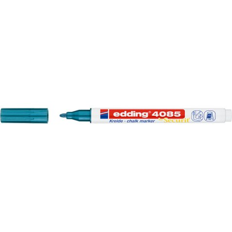 4085 Marqueur craie liquide 4085. Couleur bleu métallisé. Pointe fine