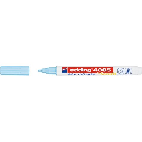 4085 Marqueur craie liquide 4085. Couleur bleu pastel. Pointe fine
