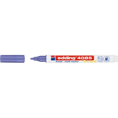 4085 Marqueur craie liquide 4085. Couleur violet métallisé. Pointe fine