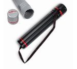 Niji 3089 tubo portadocumento 10,5 cm Nero Plastica