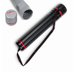 Niji 3089 document tube 10.5 cm Black Plastic