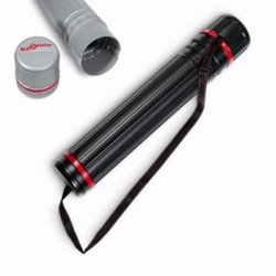 Niji 3089 document tube 10.5 cm Black Plastic