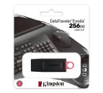 Kingston clé USB Datatraveler Exodia 256 Go Usb 3.0 (Usb-A) Noir