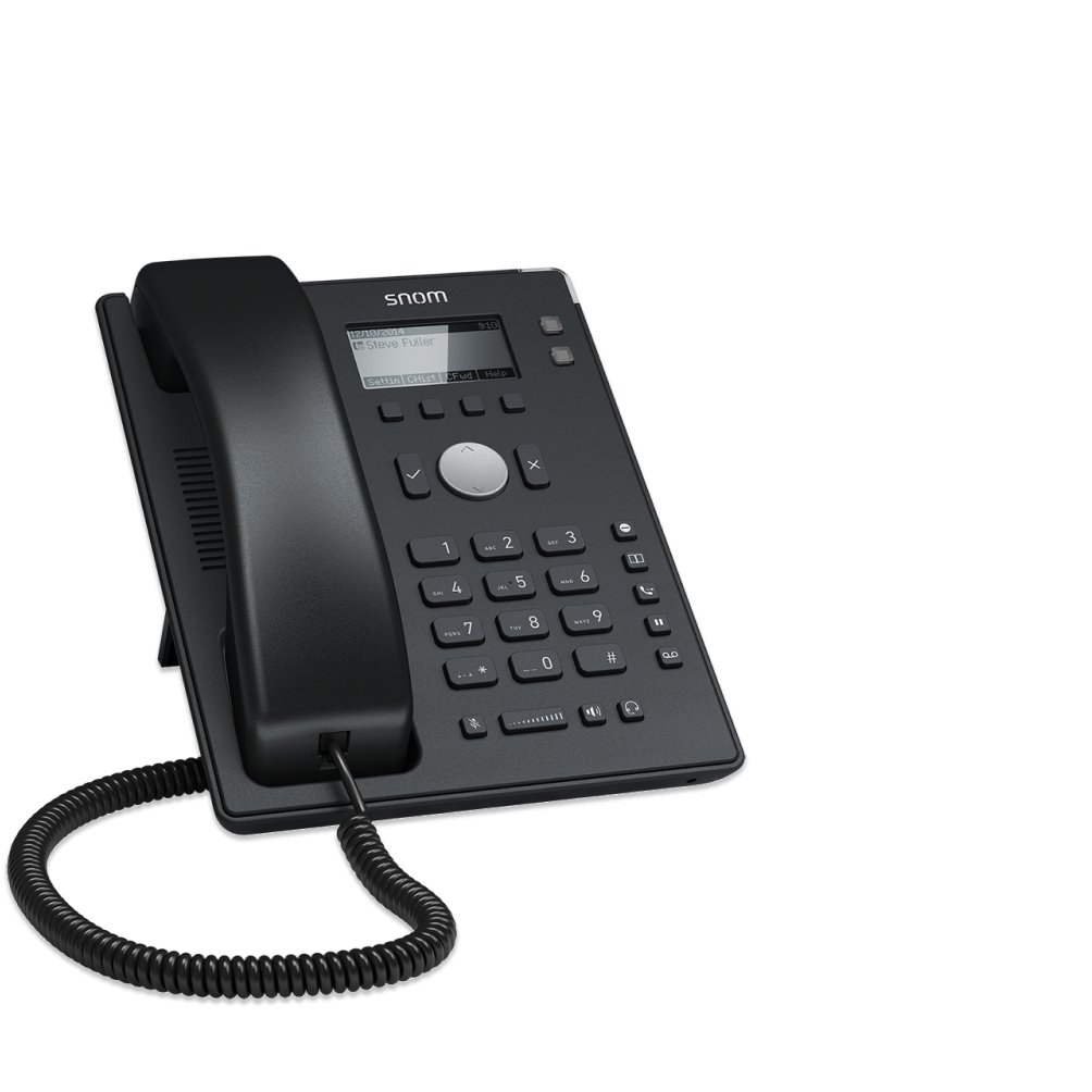 Snom D120 IP phone Black 2 lines