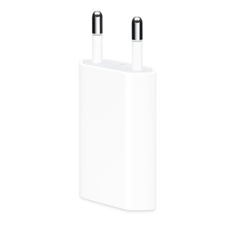 Adaptateur secteur USB 5 W pour iPhone, Watch et iPod Câble de charge vendu séparément