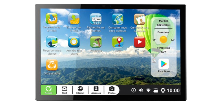 ORDISSIMO ART0418 tablette 4G 64 Go 25,6 cm (10.1") 4 Go Wi-Fi 5 (802.11ac) Android 10 Noir