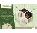 Boîte créative, Hôtel à insectes à construire - Bois