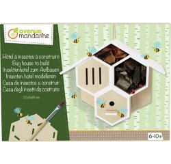 Boîte créative, Hôtel à insectes à construire - Bois