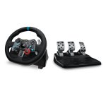 Logitech G 991-000539 mando y volante Aluminio, Negro USB Volante + Pedales + Auriculares PC, PlayStation 4, PlayStation 5, Playstation 3