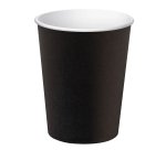 Gobelet en carton, 0,2 l, noir