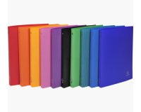 Classeur 4 anneaux 15mm polypropylène OPAK - A4 - Couleurs assorties