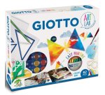 F.I.L.A. Art Lab Magic Triangle Giotto - Contiene: 1 Album Kids A4 Da 200G Carta Bianca Di Qualita' 1 Scatola Di Acquerelli Mini Da 24 Pz. 1 Scatola Da 36 Turbo Color 1 Matita Hb